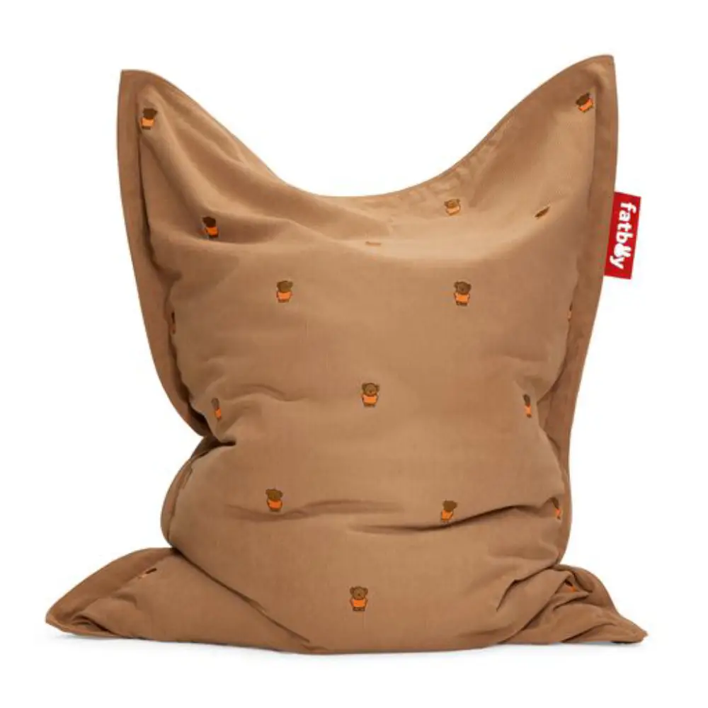 fatboy, original slim cord sittsäck x boris teddybear