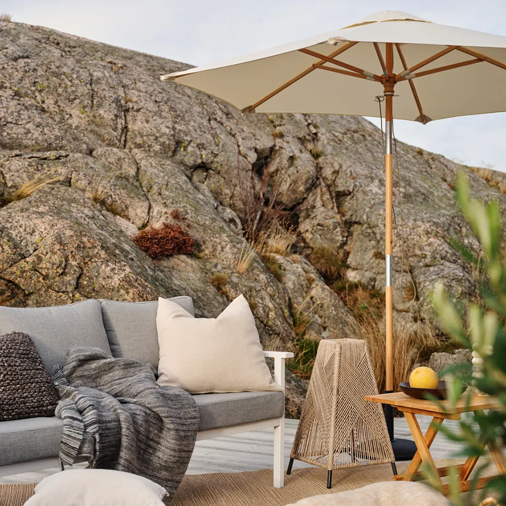 Trieste träparsoll 2,5 m/natur