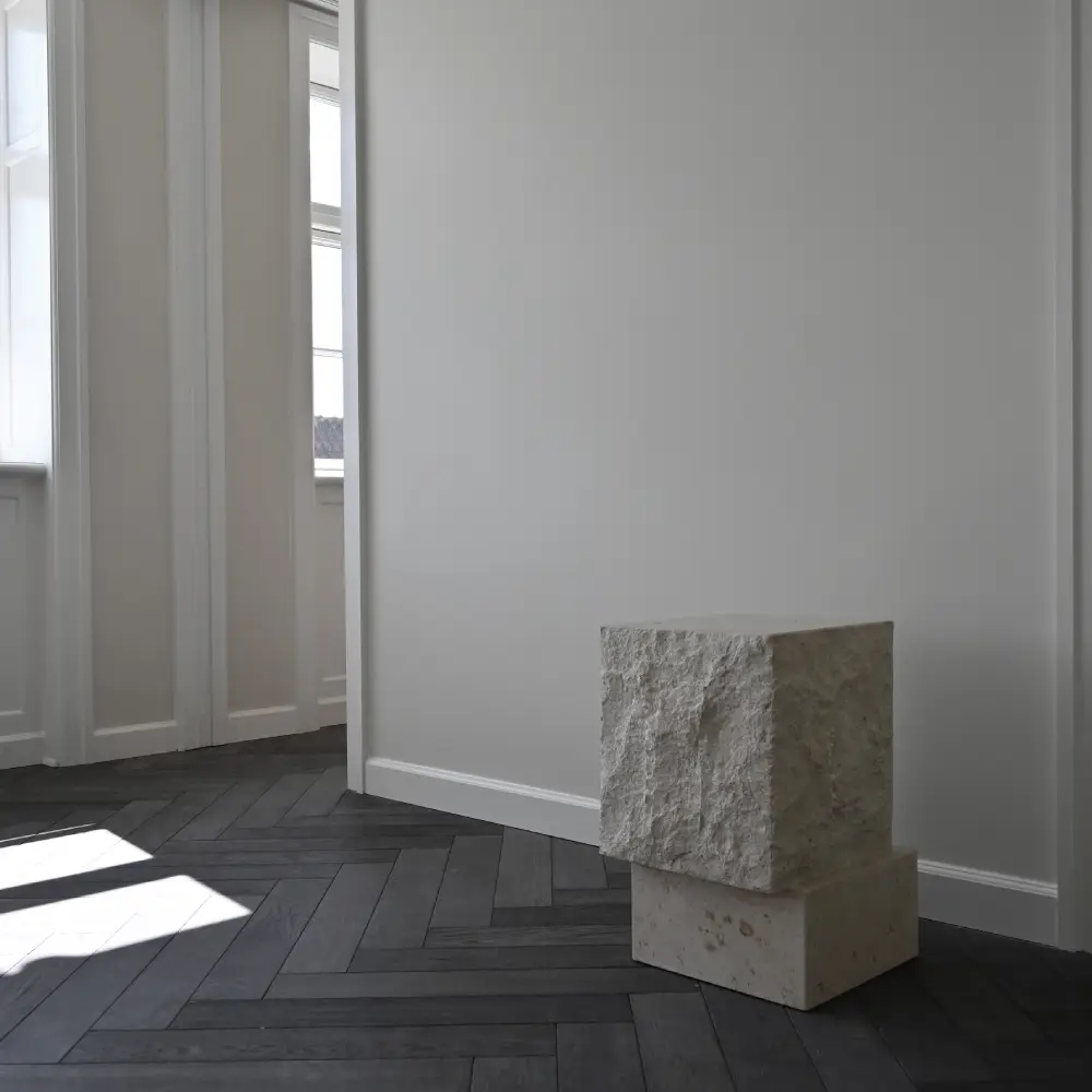 Temple Soffbord högt - Limestone