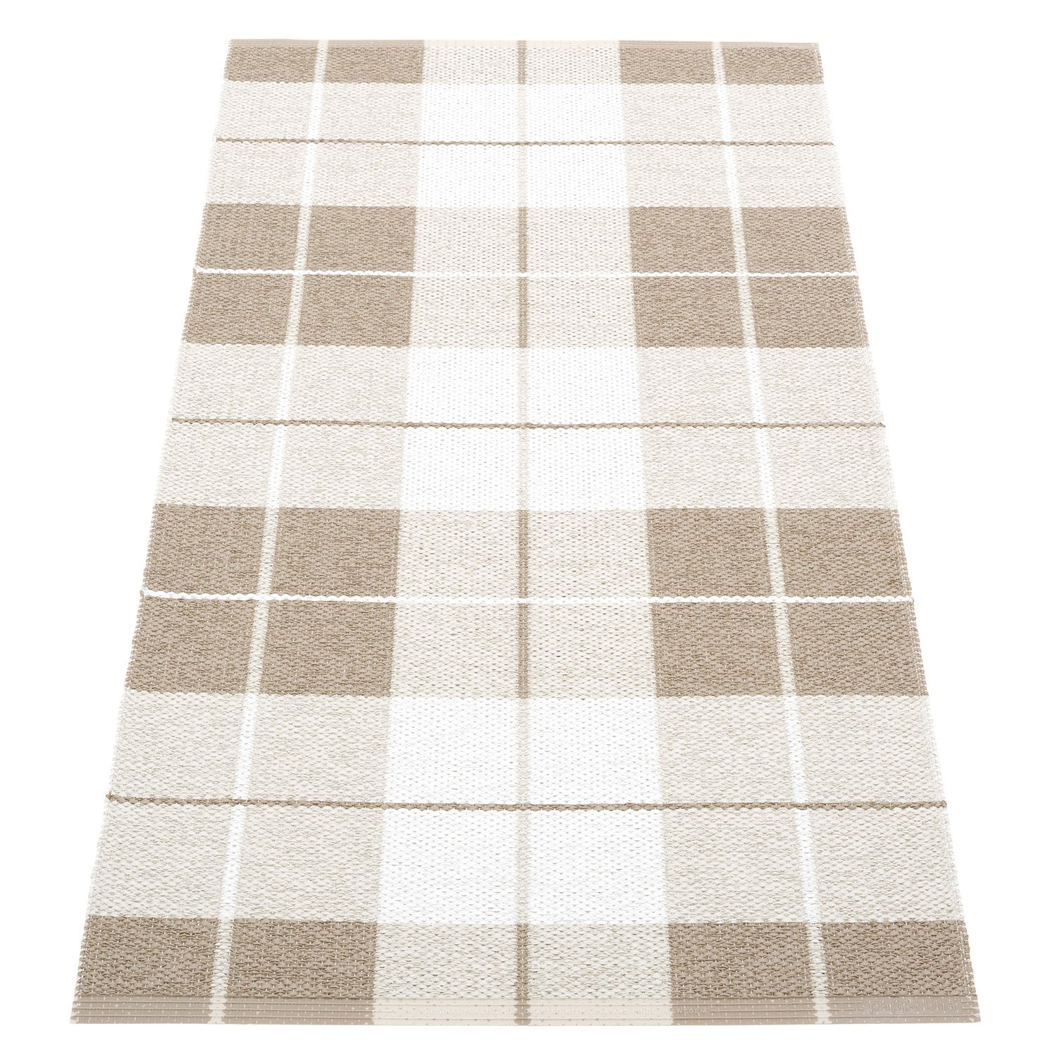 Pappelina, Ed matta 70x140 cm dark linen / fossil / white