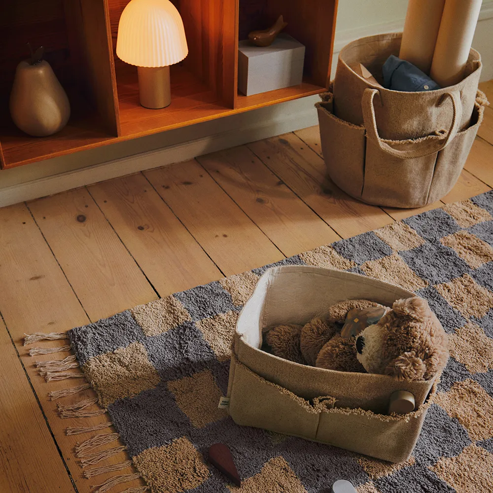 Tvättbar Matta Mara Mist Blue