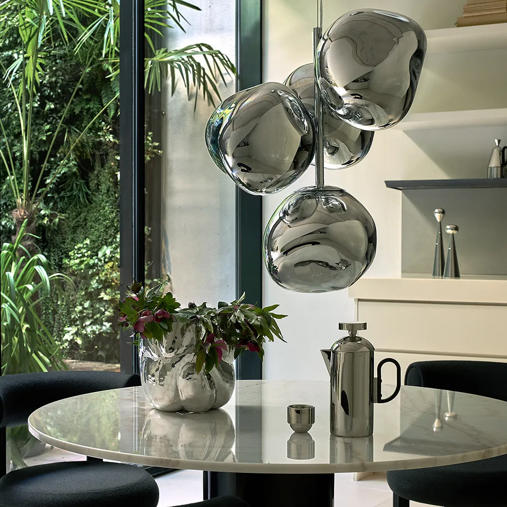 Melt Chandelier Mini Silver Takkrona LED