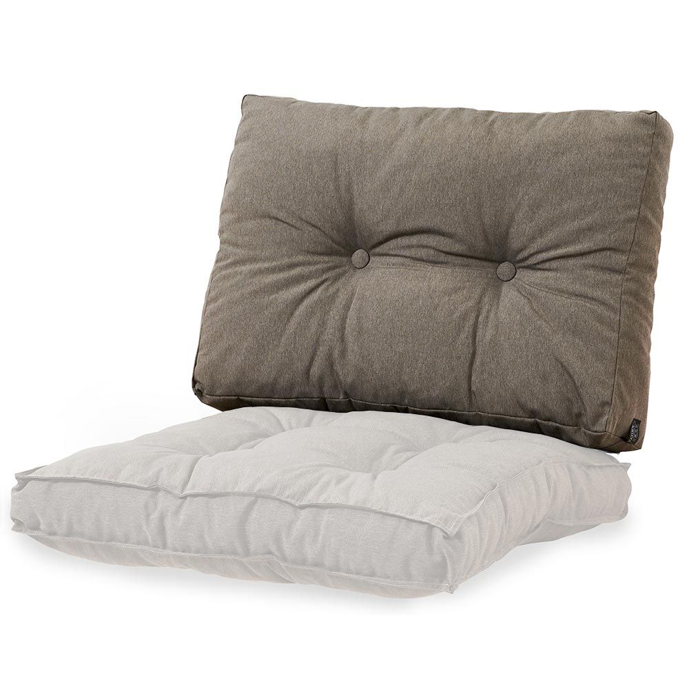 Fritab, Lotta ryggdyna B 58-63 H 38 cm Mocka