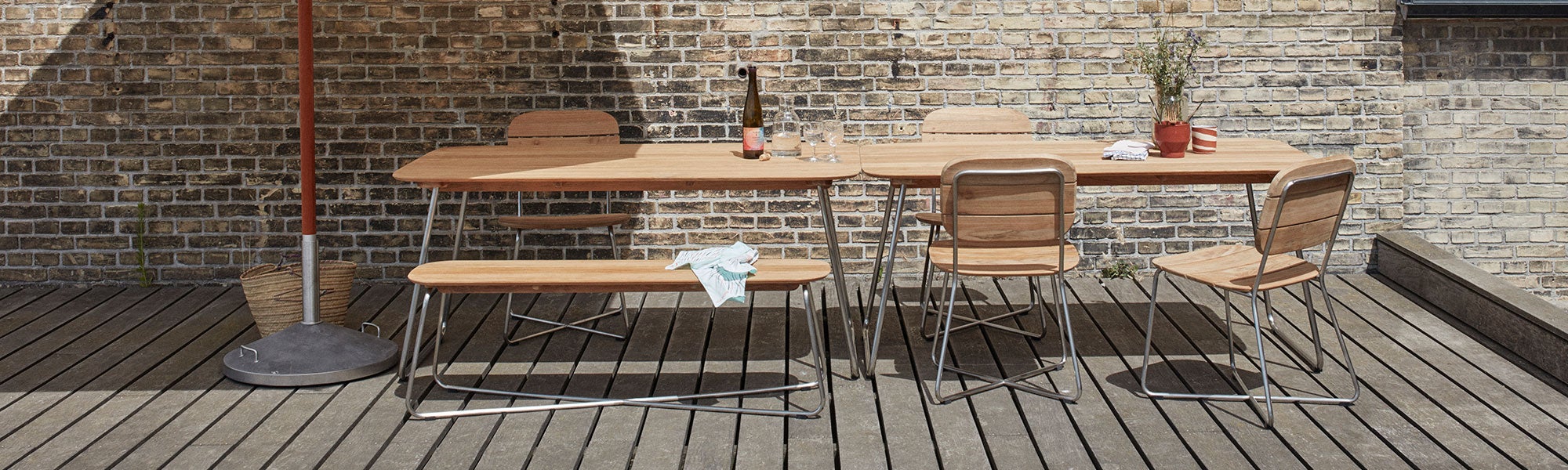 Lilium Matbord 160 cm Teak 