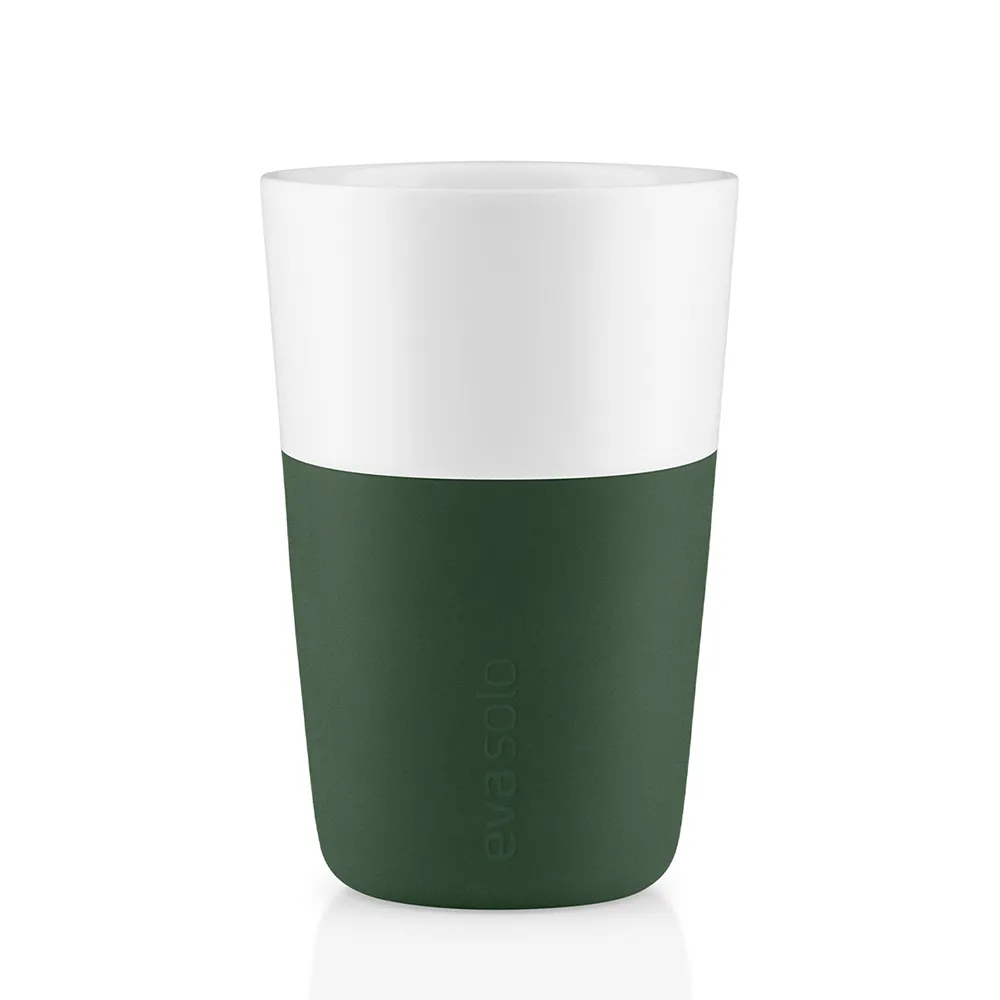 Eva Solo Cafe Latte-mugg Emerald green 2-pack