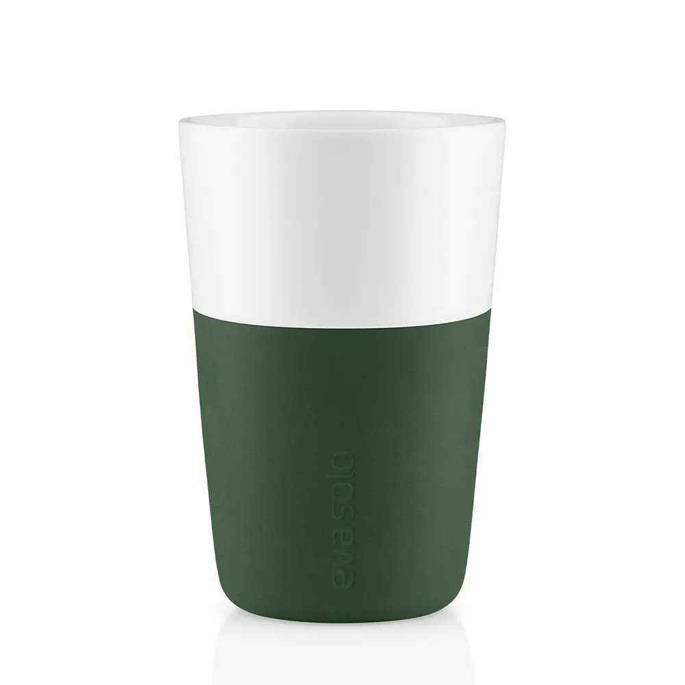 Eva Solo, Cafe Latte-mugg Emerald green 2-pack