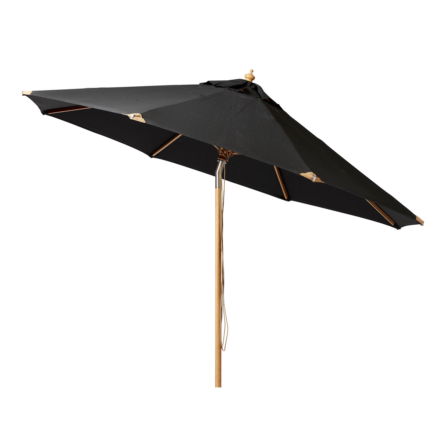 Cinas Pomino 330 cm parasoll svart