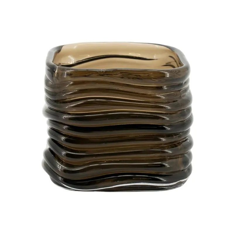 Rizo small 10x10x8 cm Glas Brun