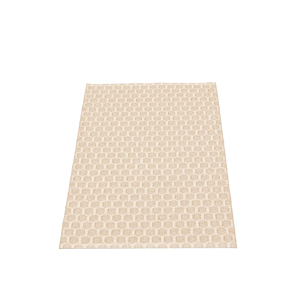 Vändbar Plastmatta MIMI Beige/Vanilla 70x120 cm