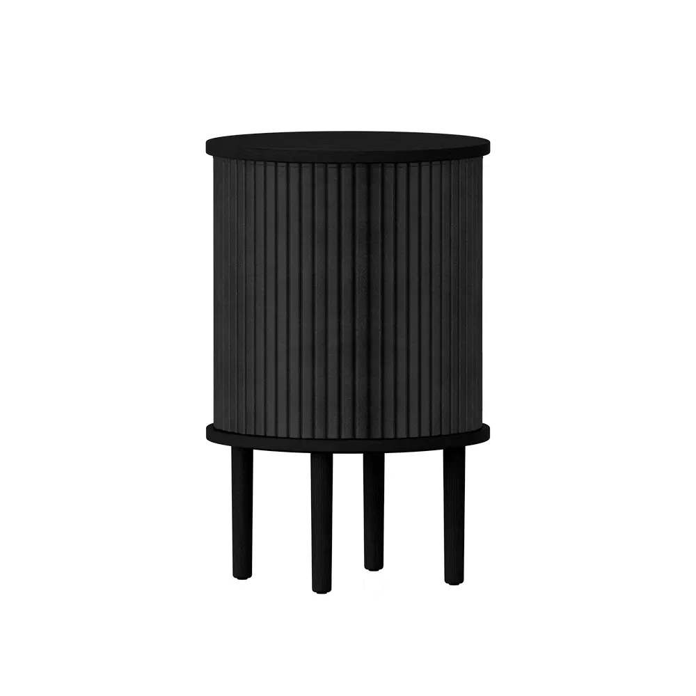 Audacious Sidobord Svart Ek/Charcoal