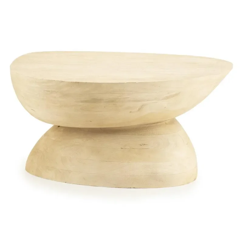 Coffee table Cobble - natural 75x59x35 cm