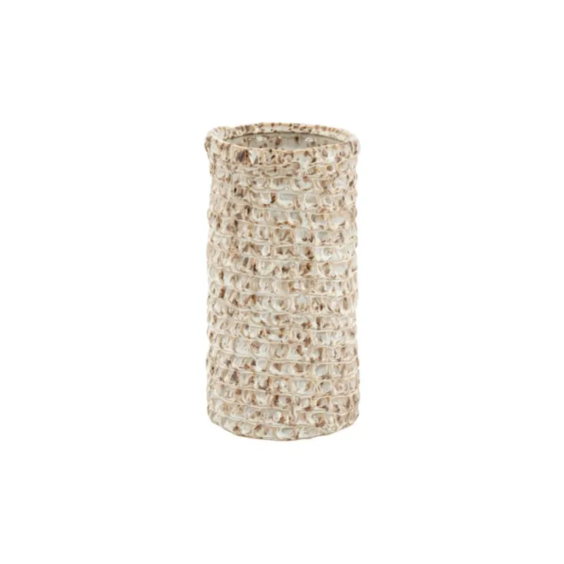 Shio small 13x13x24,5 cm Stengods Brun