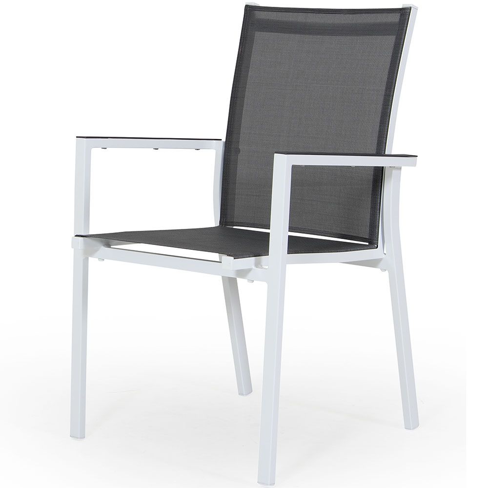 brafab, avanti karmstol vit / grå