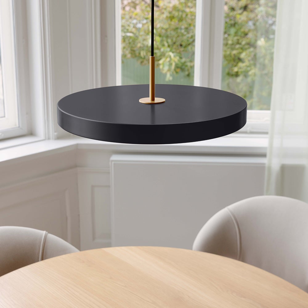 Asteria Plus Taklampa Ø43 cm Brass Anthracite Grey