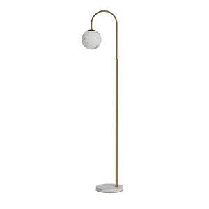 Bellagio golvlampa H163cm mässing/vit