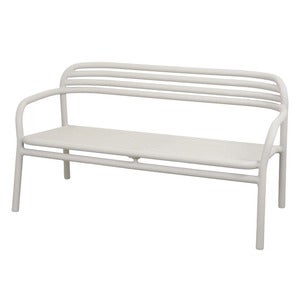 Bliss soffa, stapelbar Sand, aluminium