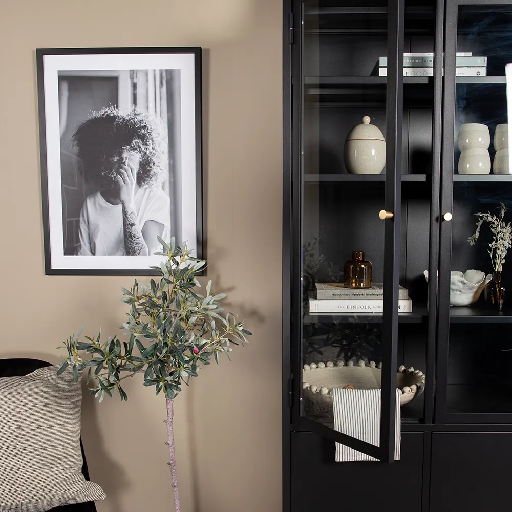 Bakal Vitrinskåp Svart