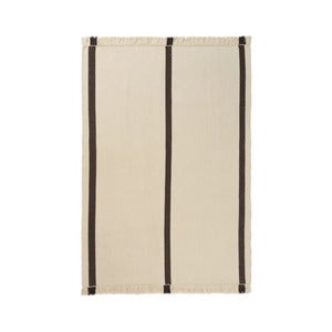 Calm Kelim Matta 140x200 cm - Off-white/Coffee