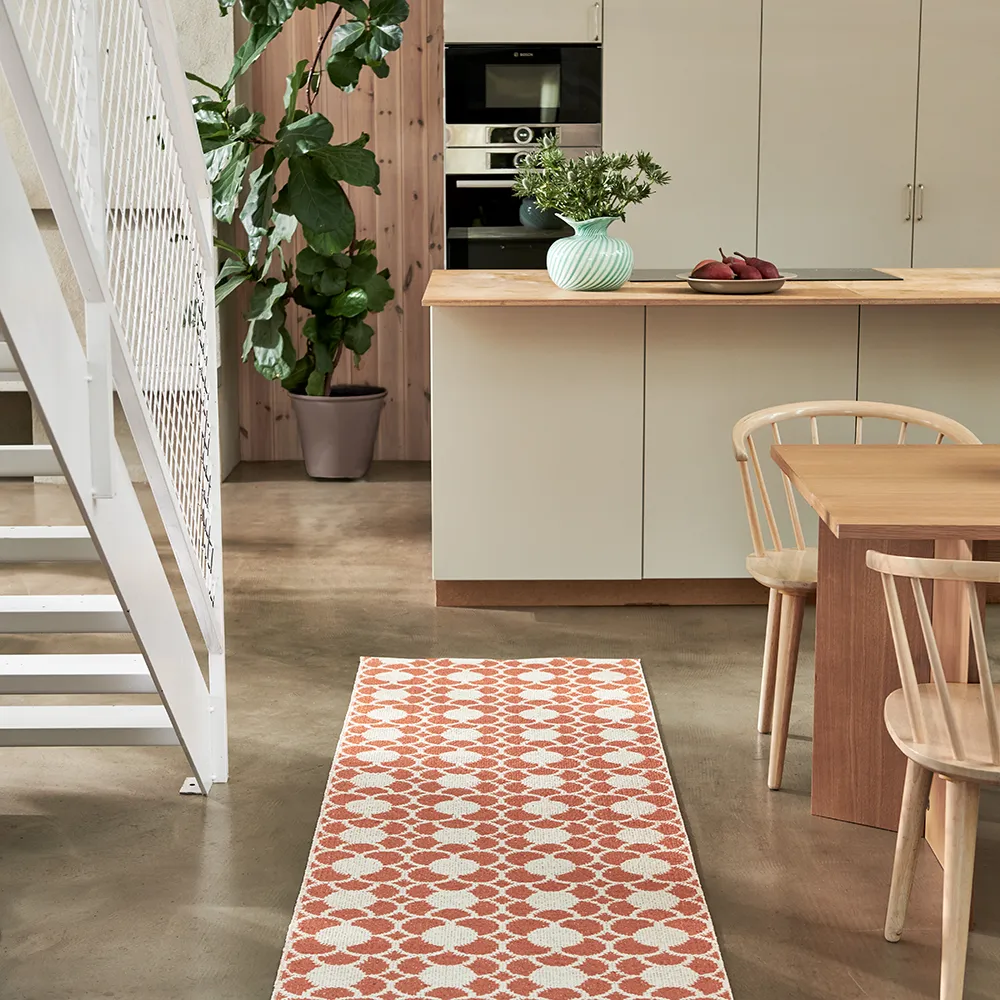 Anya matta Pale Orange/Vanilla 70 x 200 cm