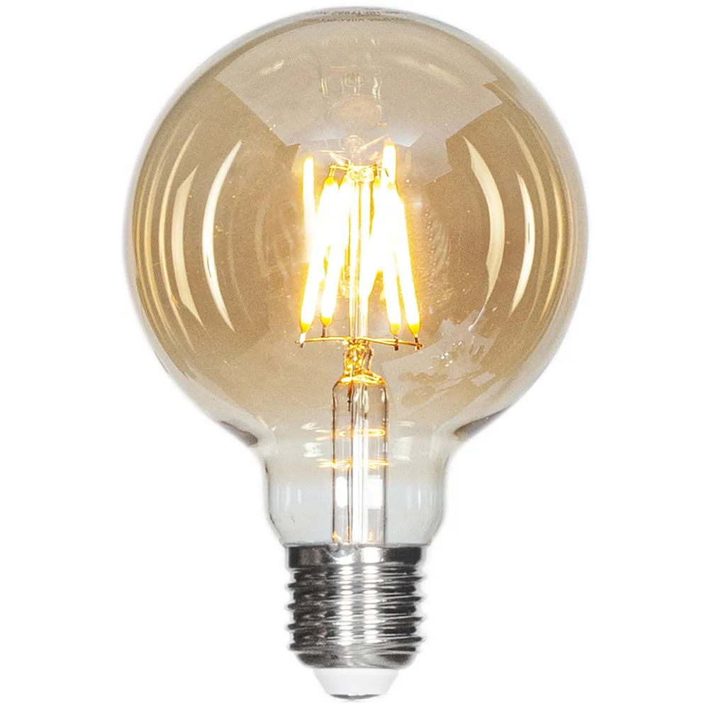 by Rydéns Filament ljuskälla LED dimbar glob E27 4W Ø95mm Amber