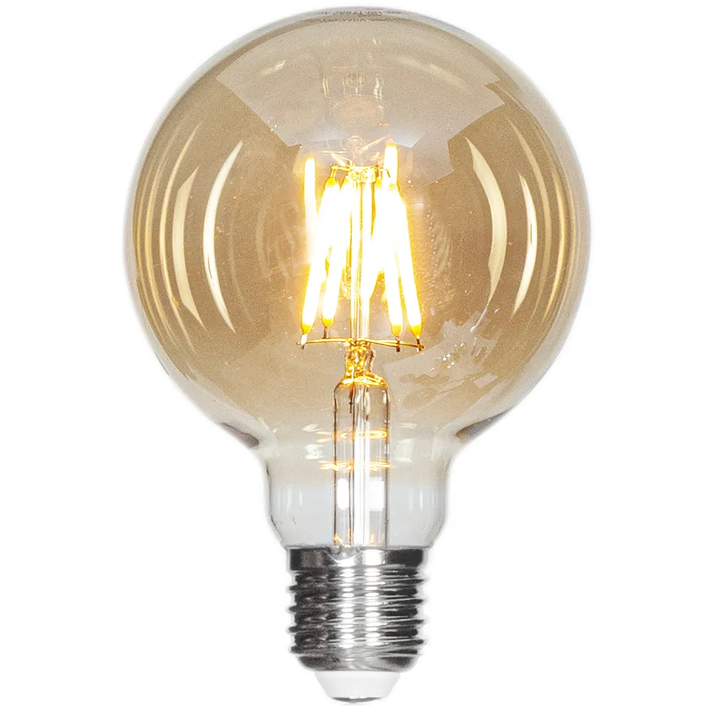 by Rydéns, Filament ljuskälla LED dimbar glob E27 4W Ø95mm Amber