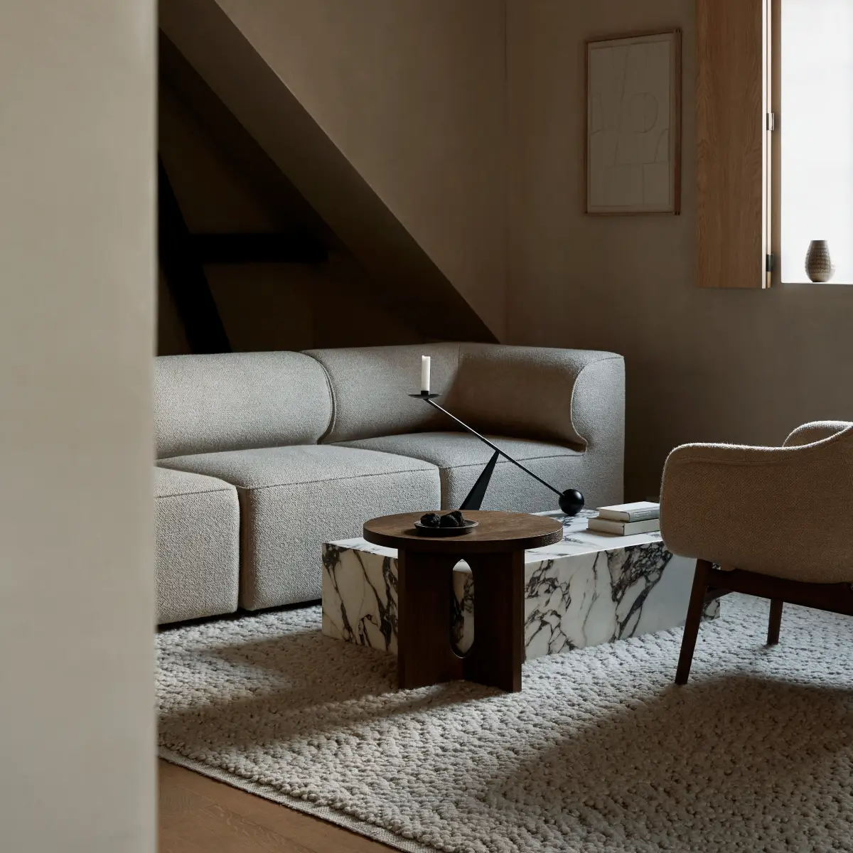 Gravel Rug, 170 x 240 cm - Ivory