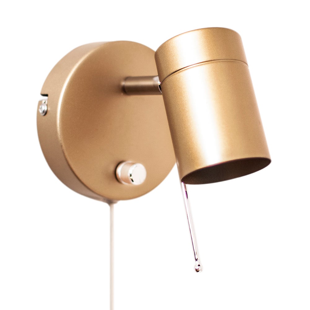 Correct mini vägglampa Guld