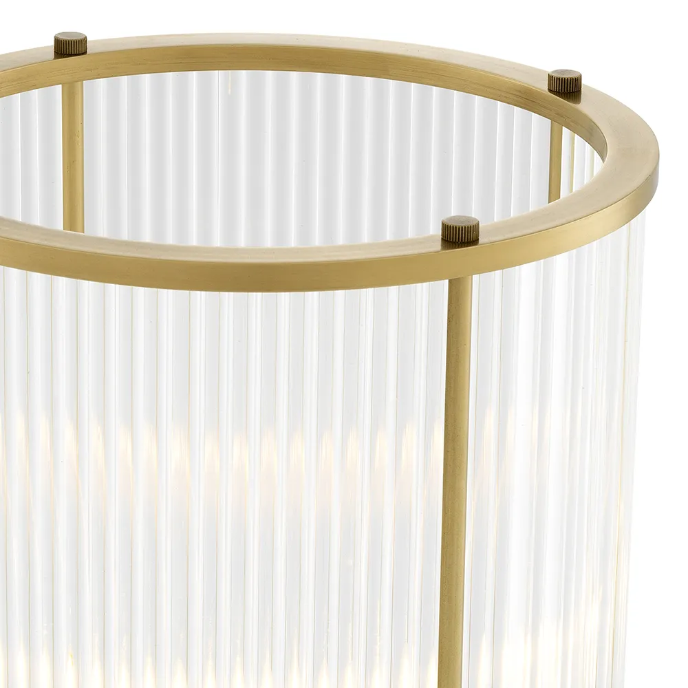 Hurricane Mayson L Antique Brass Ljuslykta