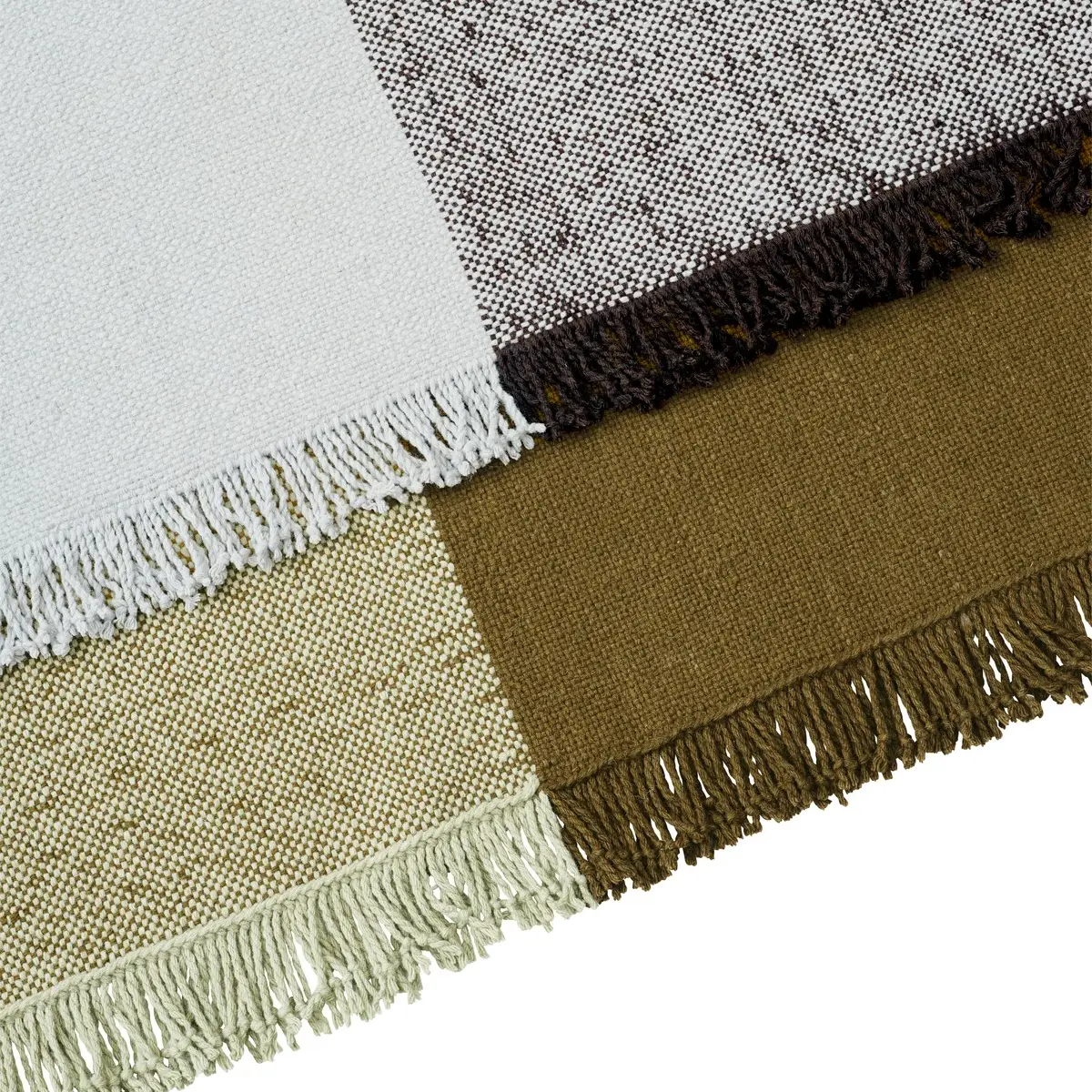 Verso Matta- 258 x 258 cm - Pale Green / Warm Brown