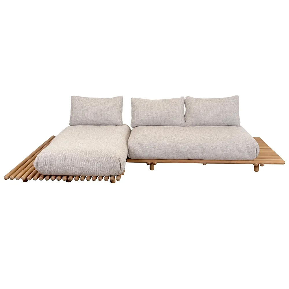 Sticks divansoffa Teak/desert sand