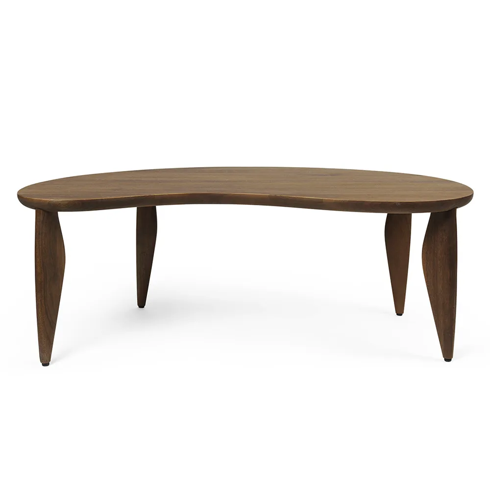 Produktfoto för Ferm Living - Feve Coffee Table - Soffbord - Walnut - W117 x D60 x H41,5 cm