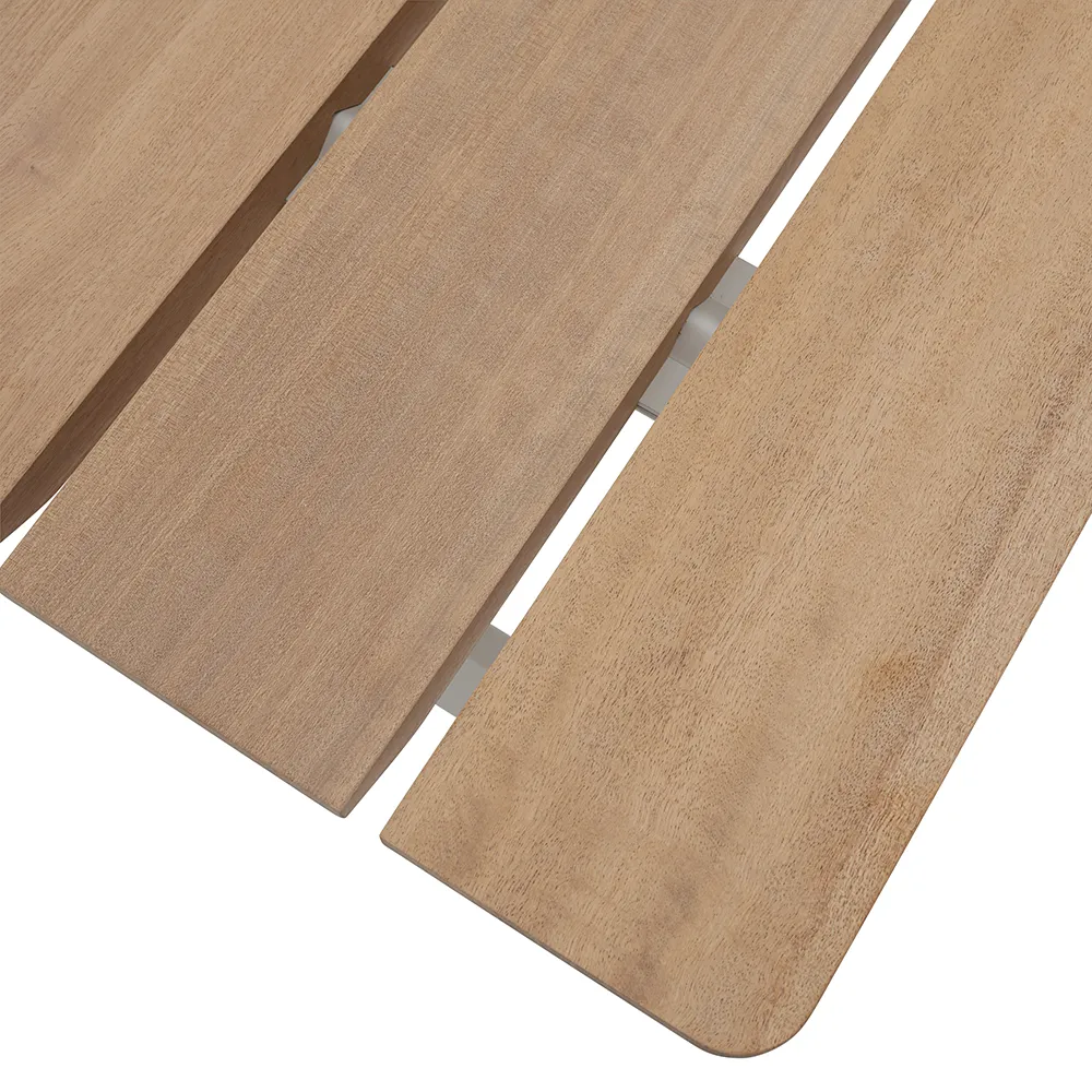 70/70 Matbord 225x90 cm Sapele Mahogany/Grey