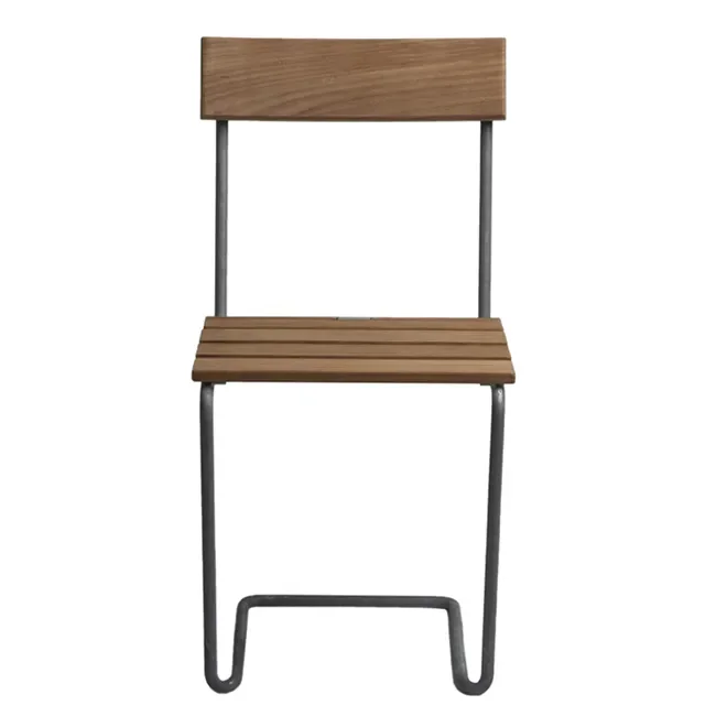 Träsats stol 1 obehandlad teak inkl. skruv