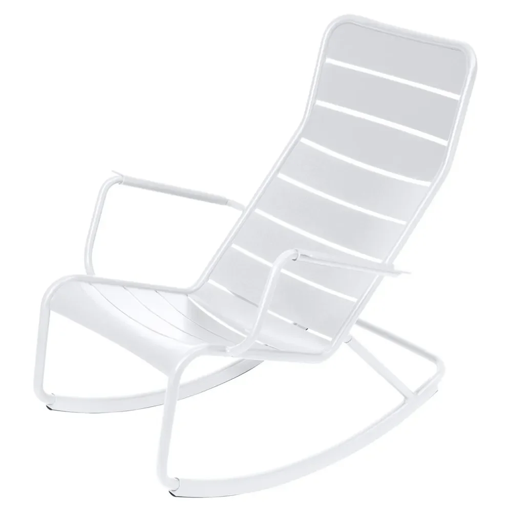 fermob, luxembourg gungstol cotton white