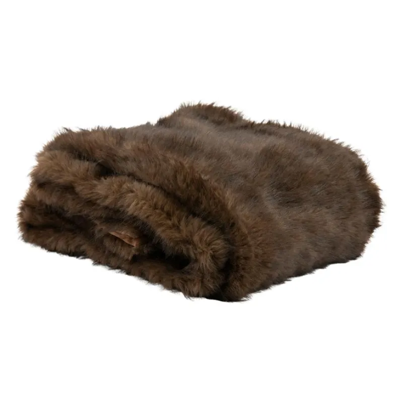 Foxy Fox Pläd 170x130 cm Polyester dark brown