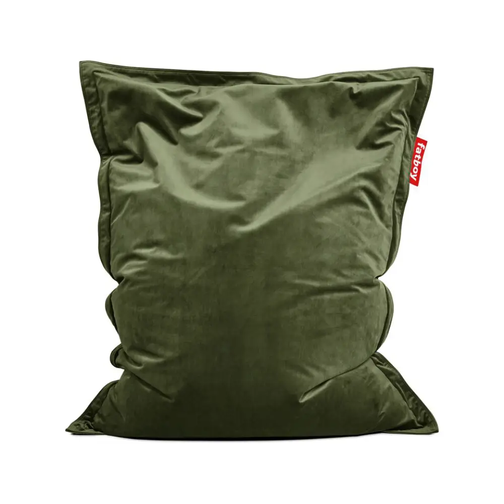fatboy, recycled original slim sittsäck velvet deep green