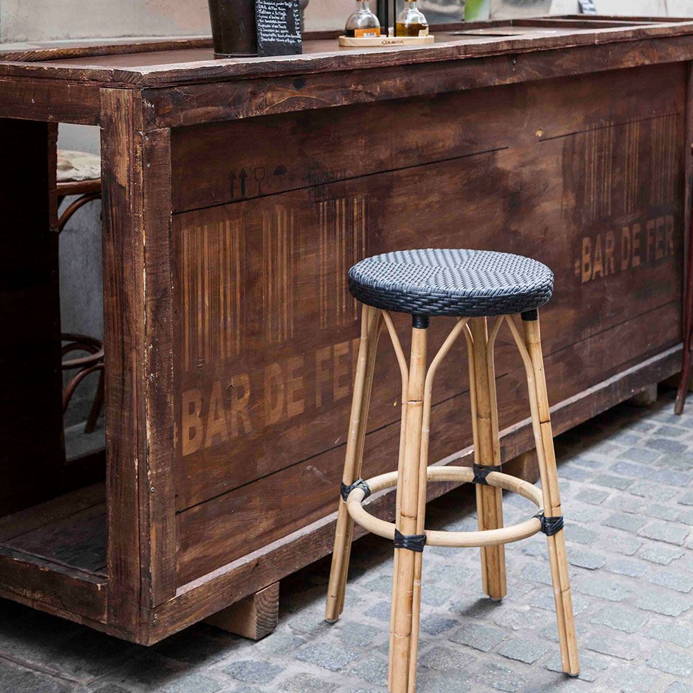 Simone Barstol Låg Svart 