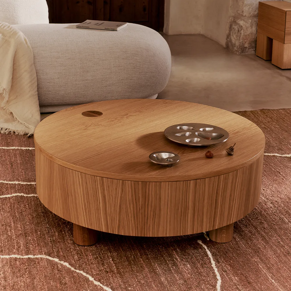 Handvävd Matta i Jute Gesso Terracotta 200x300 cm