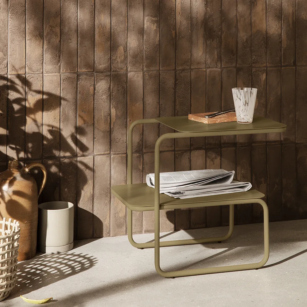 Alternativ bild 1 för Ferm Living - Level Side Table - Kaffe bord - Oliv - W: 55 - H: 45 - D: 35