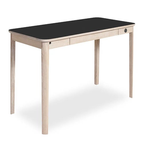 Sm131 Skrivbord Ek Vitolja/Svart Nanolaminat 115X55X74Cm 