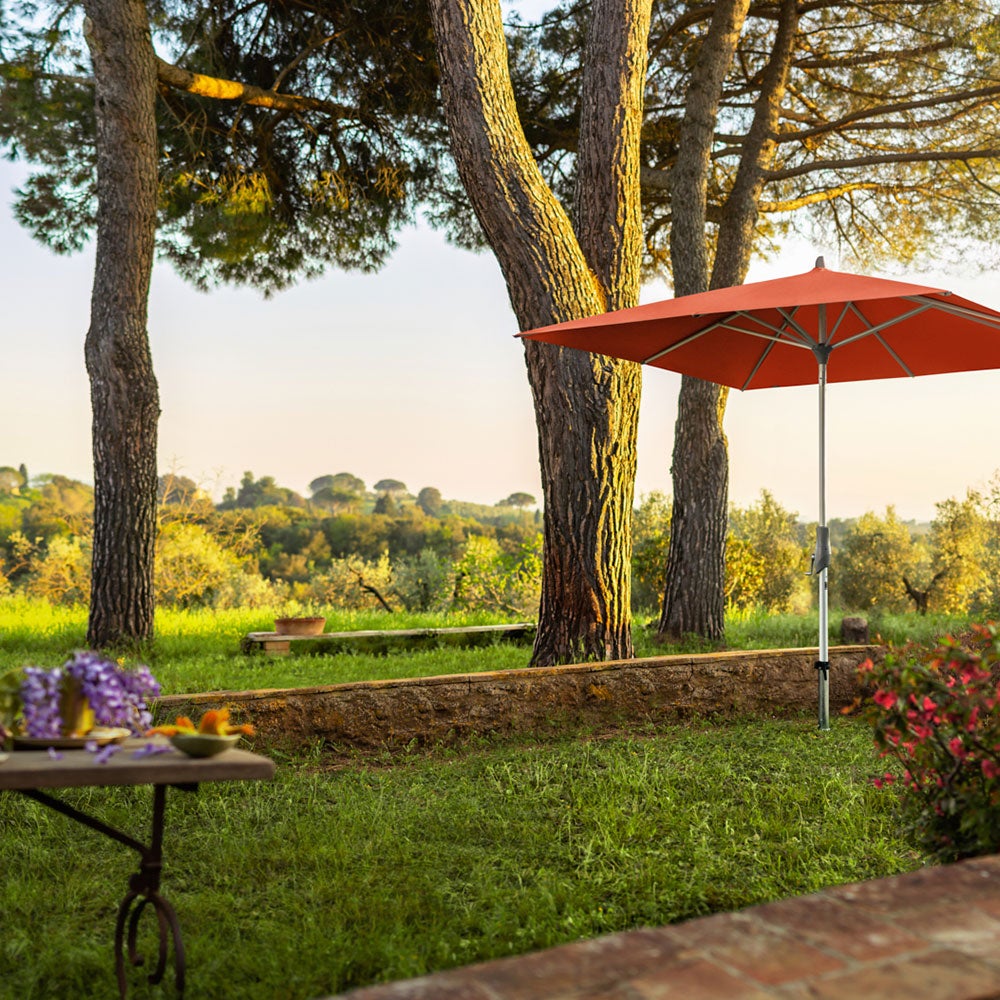 Alu-twist parasoll 210x150 cm kat.4 403 carmine 