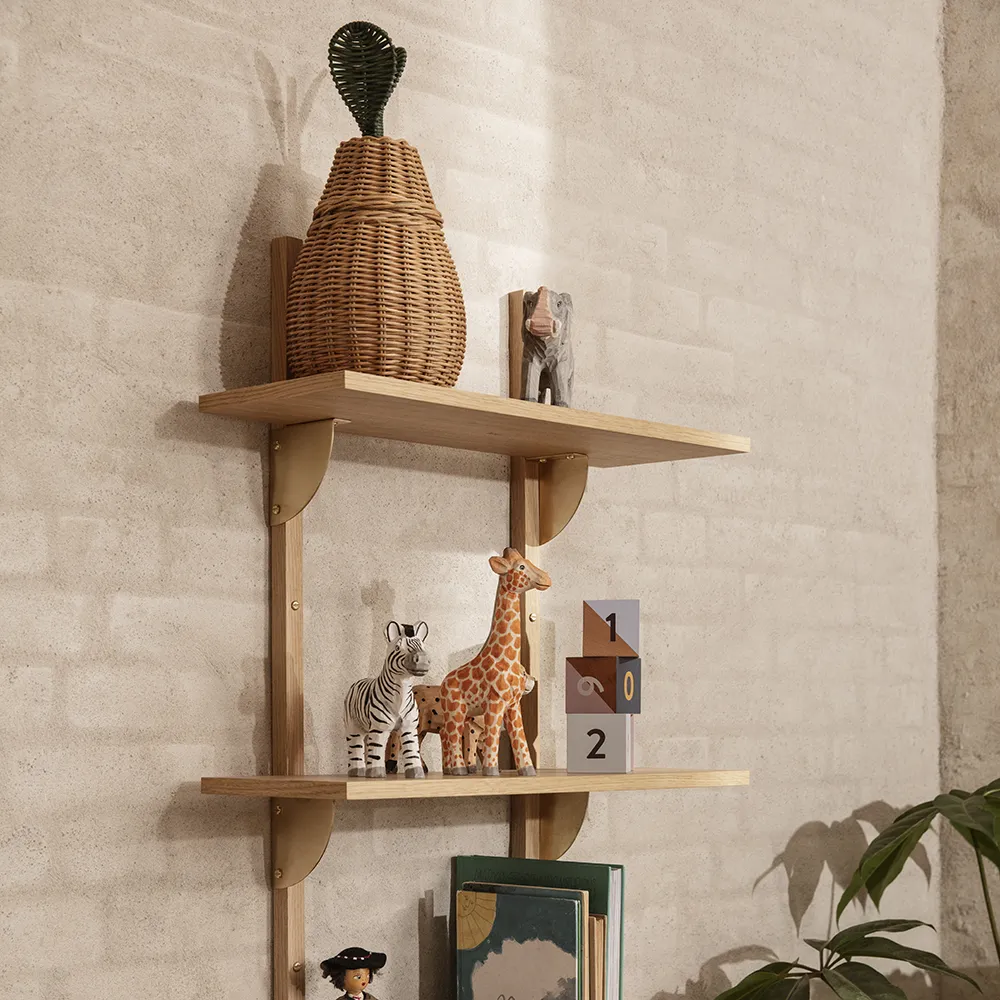 Pear flätad förvaringskorg liten