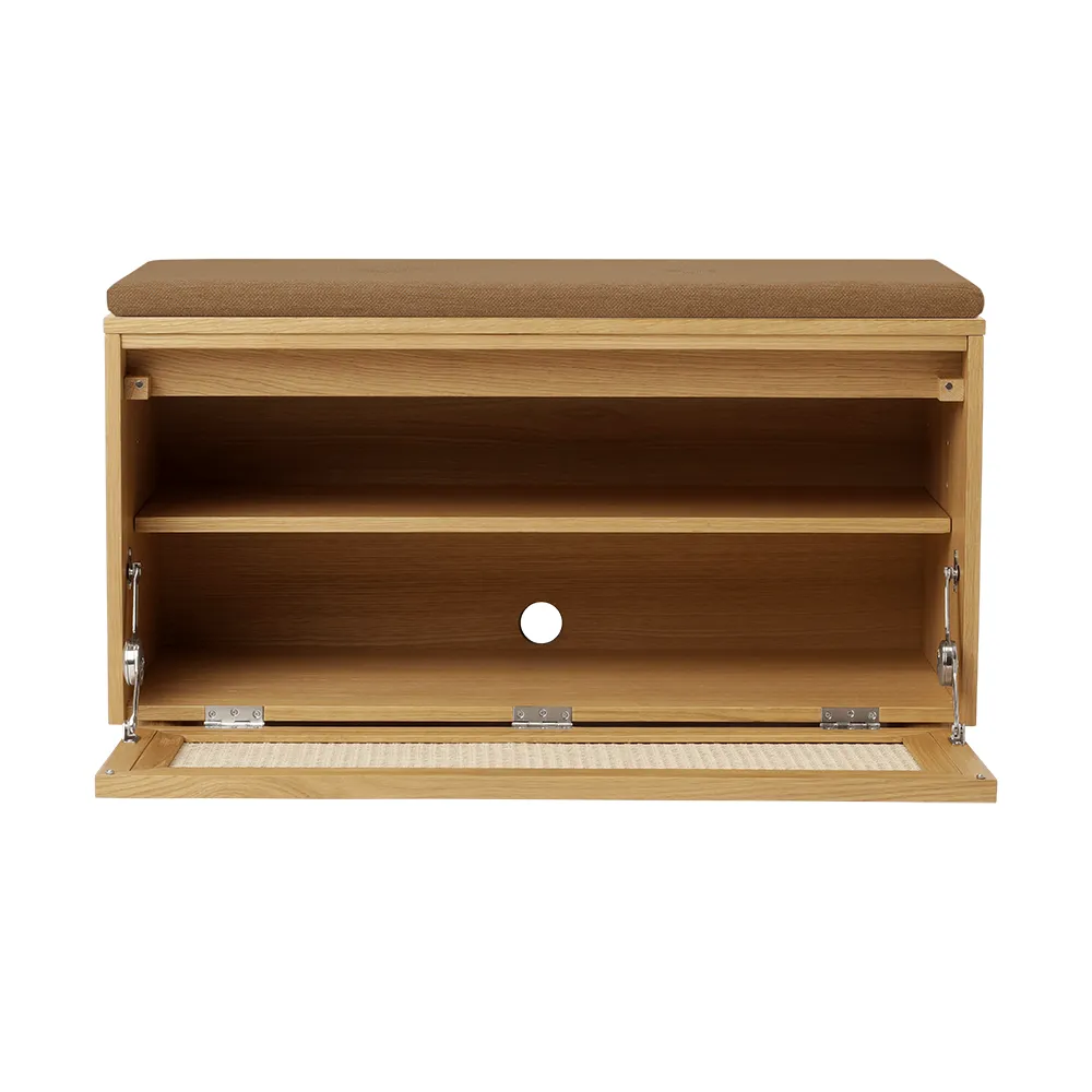 Förvaringsbänk Hideaway Cane – Sugar Brown