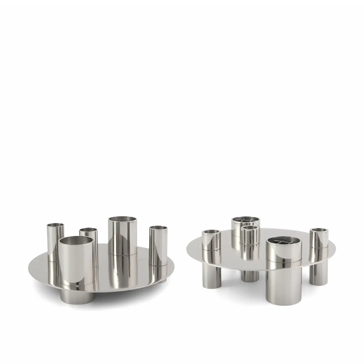 Awa vas/ljushållare nickel