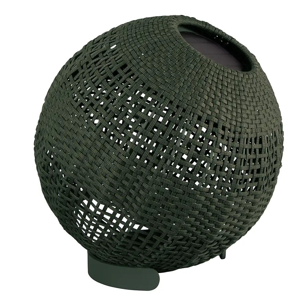 Cane-line, Illusion lampa rund Dark green, Soft Rope