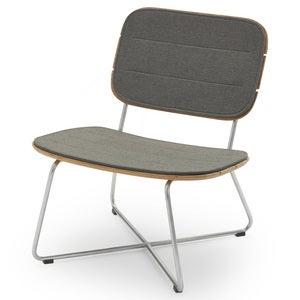 Lilium Lounge Chair Cushion Charcoal 