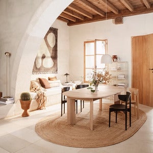 Eternal Oval JuteMatta 230x340 cm