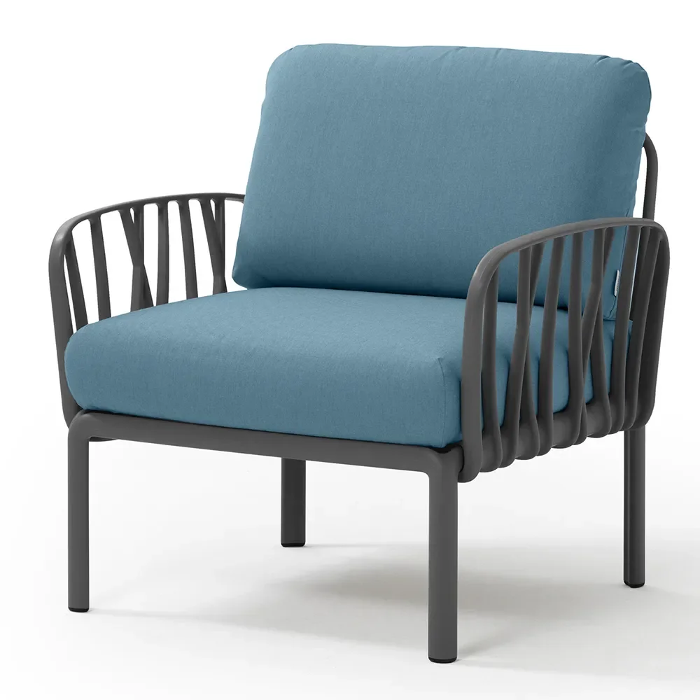 Komodo fåtölj Anthracite - Adriatic Sunbrella