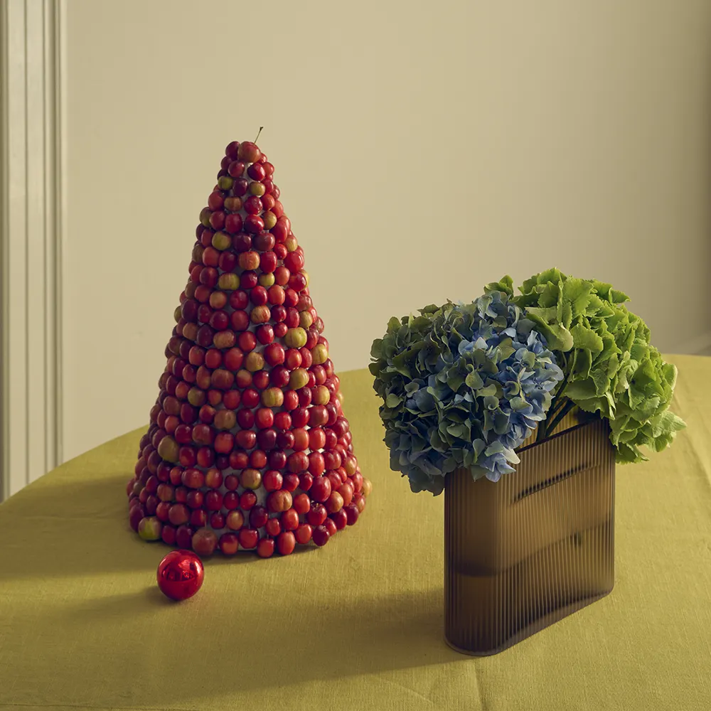 Ridge Vas H: 16,5 cm Light Blue Frosted