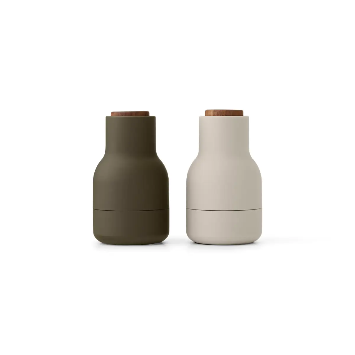 Audo CPH, Bottle Grinder 2-pack Small - Hunting Green, Beige / Walnut